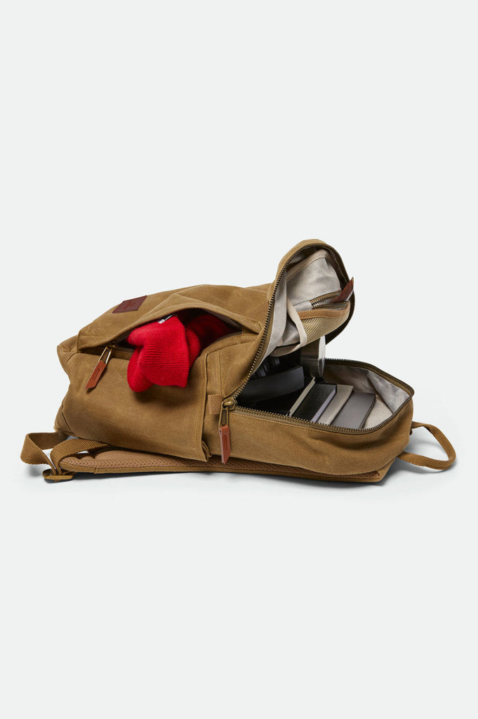 Traveller Backpack - Olive Brown.