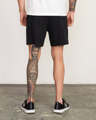 RVCA Yogger Stretch Short BLK-Black L