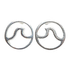 Pura Vida Circle Wave Stud Earrings