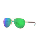 Costa Del Mar Peli Brushed Gold Green Mirror 580P