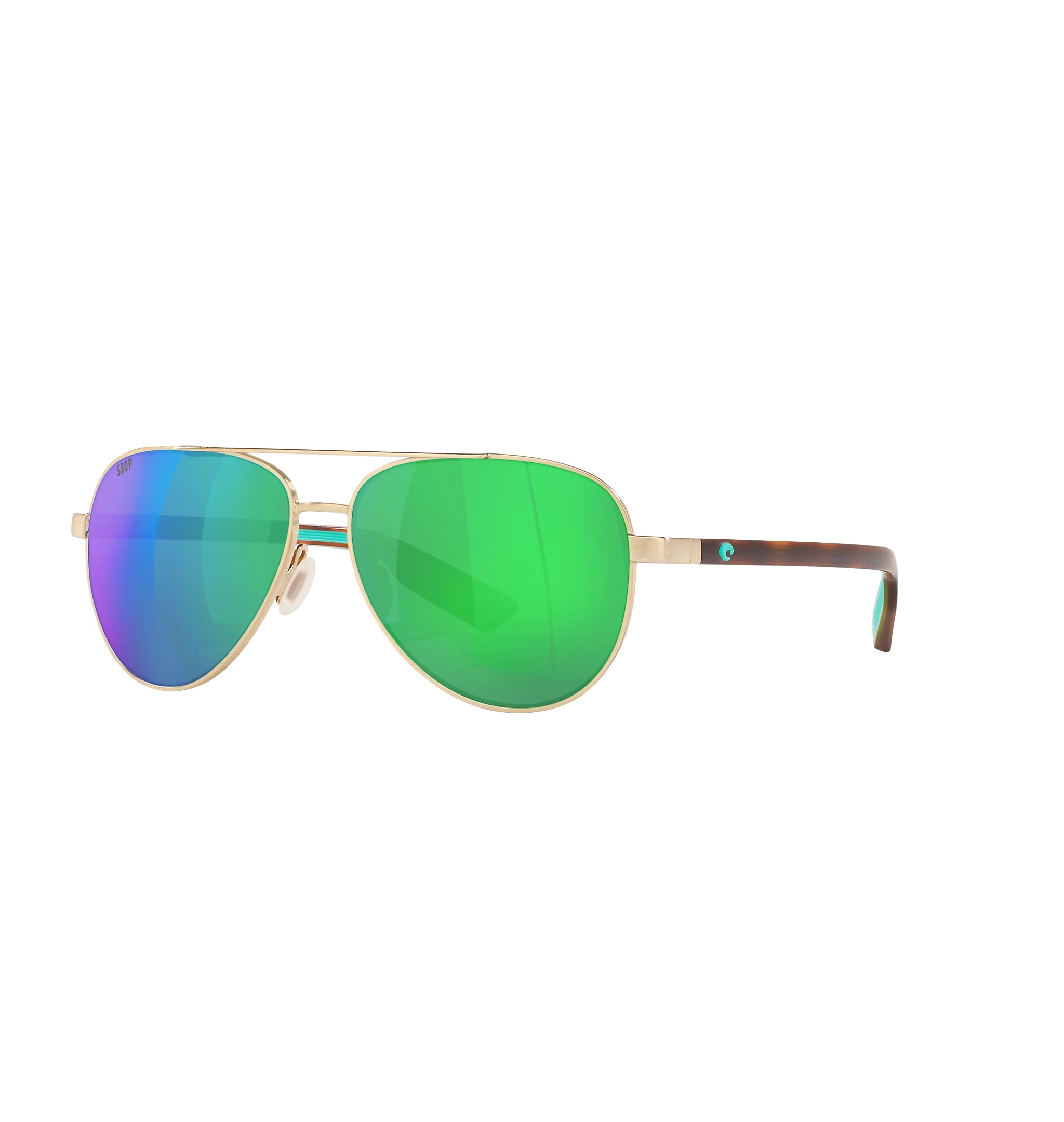 Costa Del Mar Peli Brushed Gold Green Mirror 580P