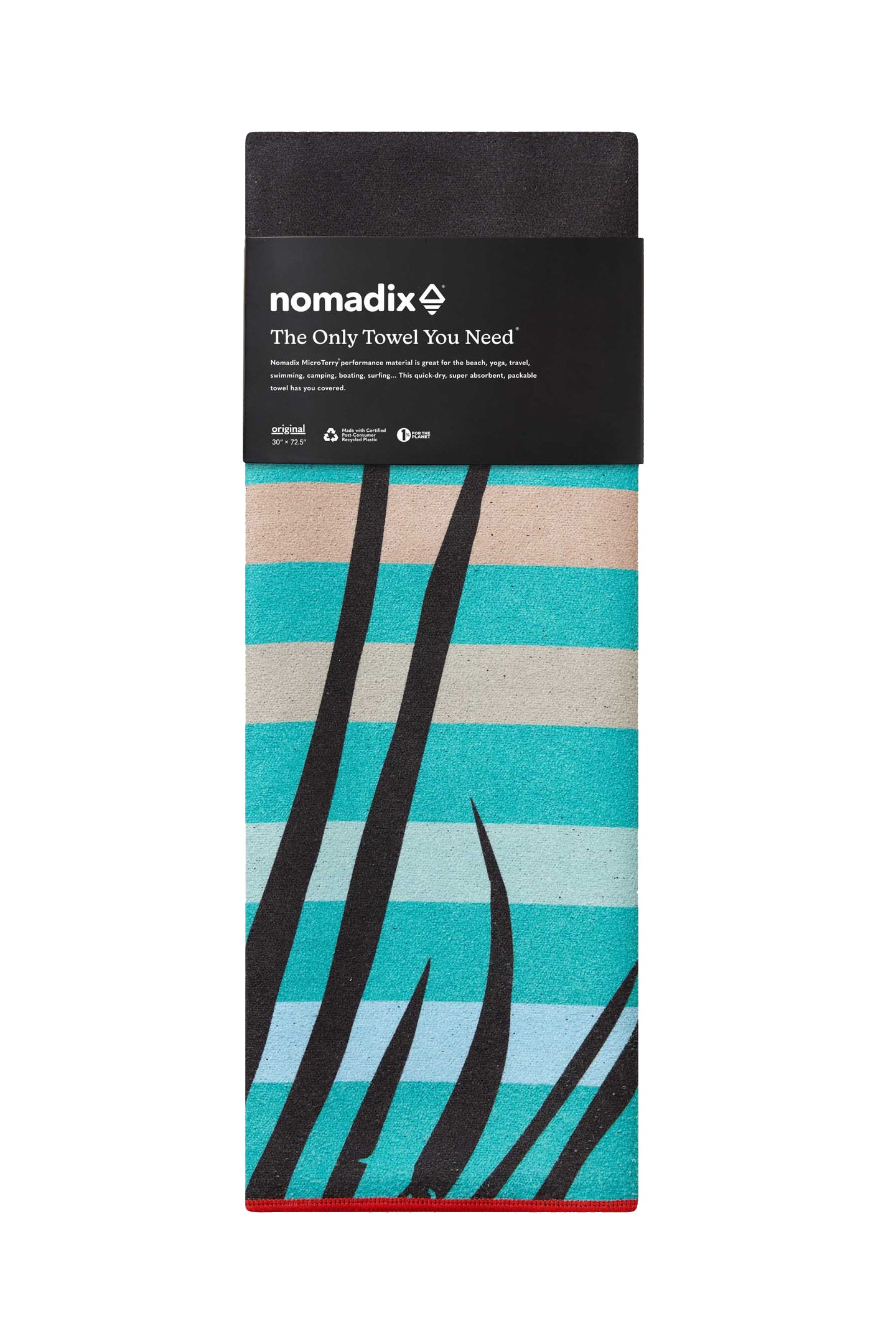 Nomadix Beach Towel EvergladesNPwhite 30x72.5
