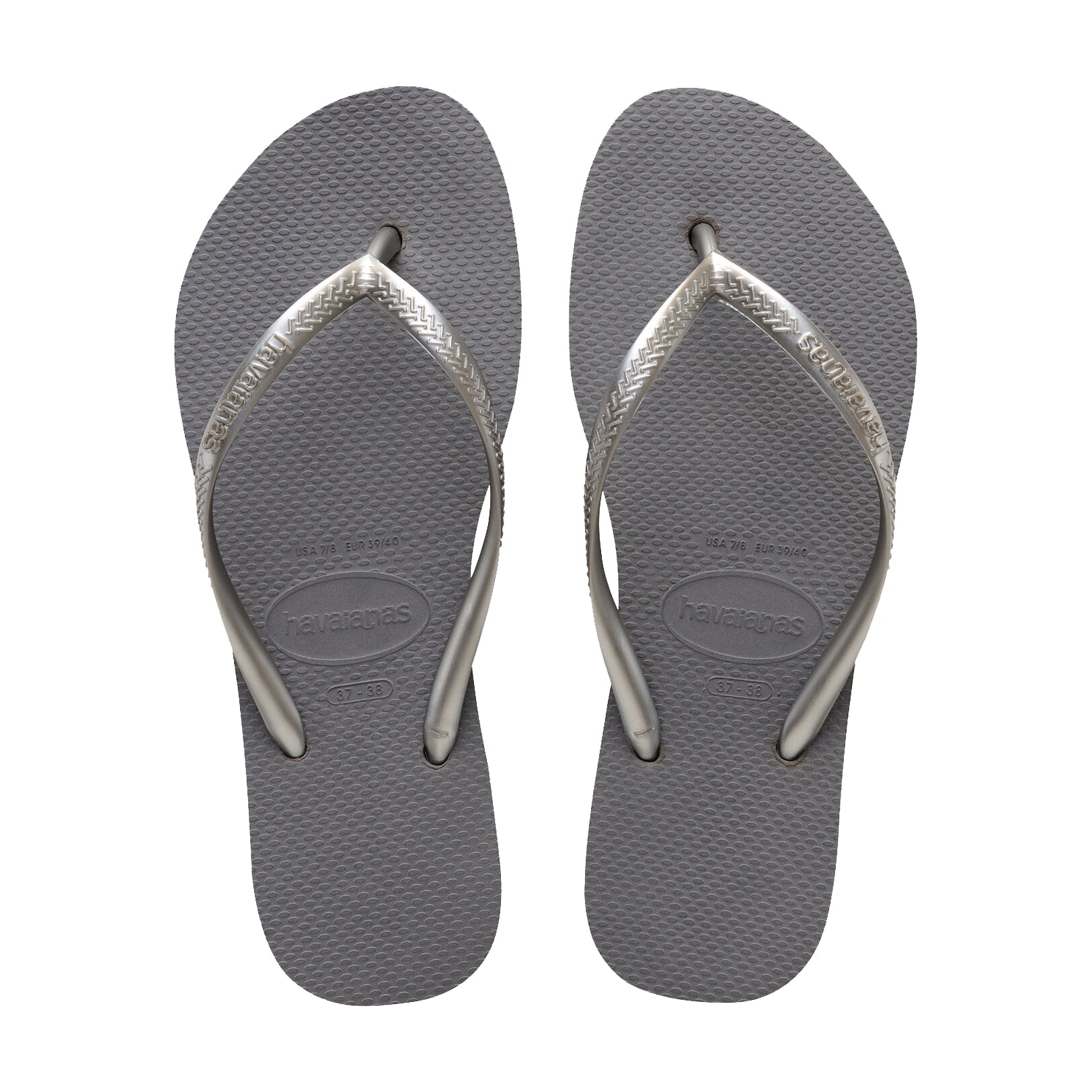 Havaianas Slim Flatform Womens Sandal 5178-Steel Grey 6