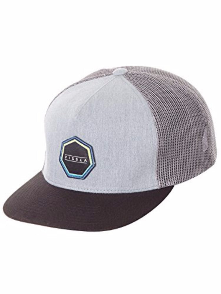 Vissla Mens Sun Bar Trucker Hat GRH-GreyHeather OS