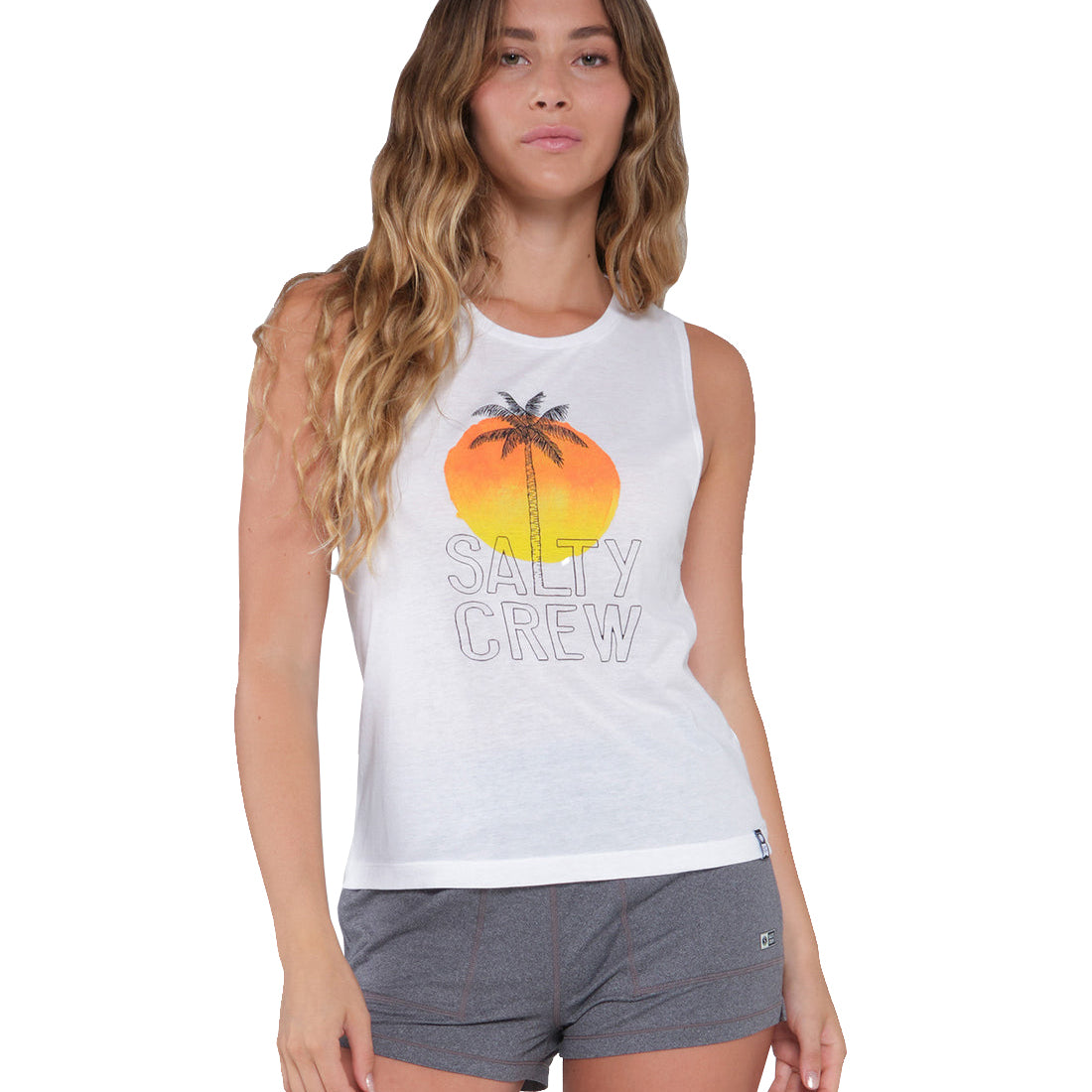 Salty Crew Summer Vibe Muscle Tank White XS
