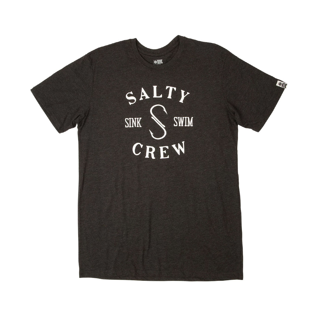 Salty Crew S-Hook Tri Blend Tee Black Heather XL