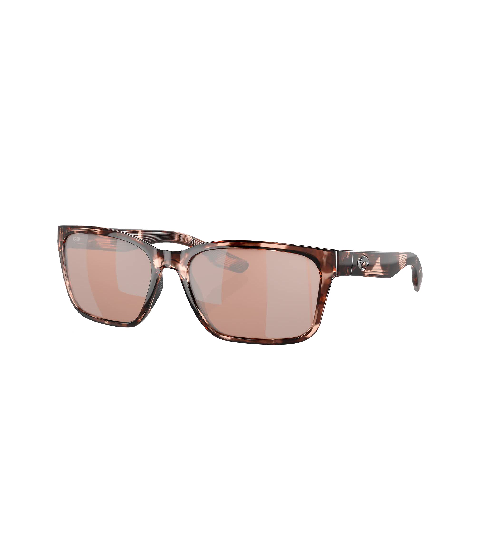 Costa Del Mar Palomas Polarized Sunglasses CoralTortoise CopperSilverMirrror580P