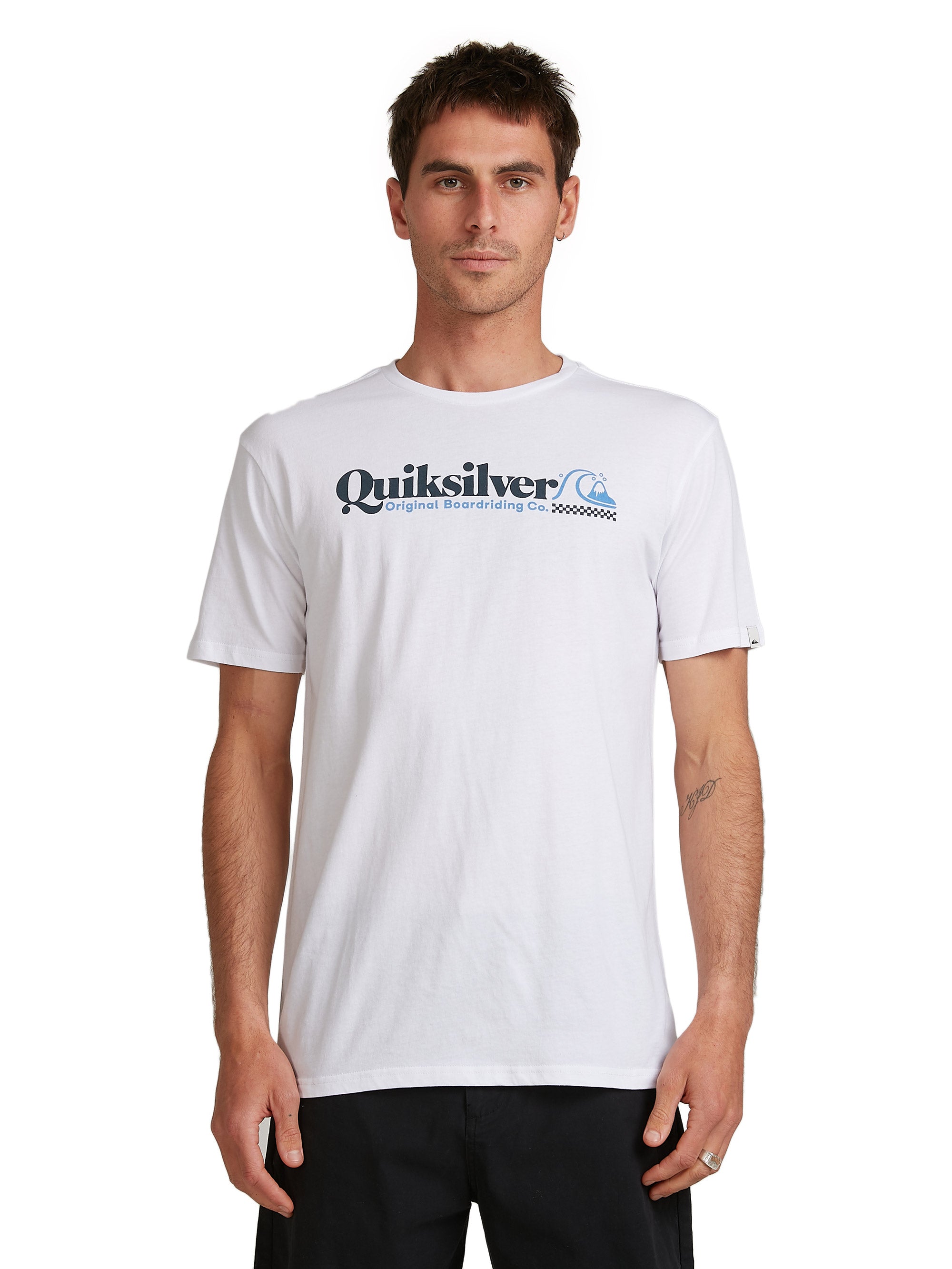 Quiksilver Check Yo Self Tee Shirt WBB0 L