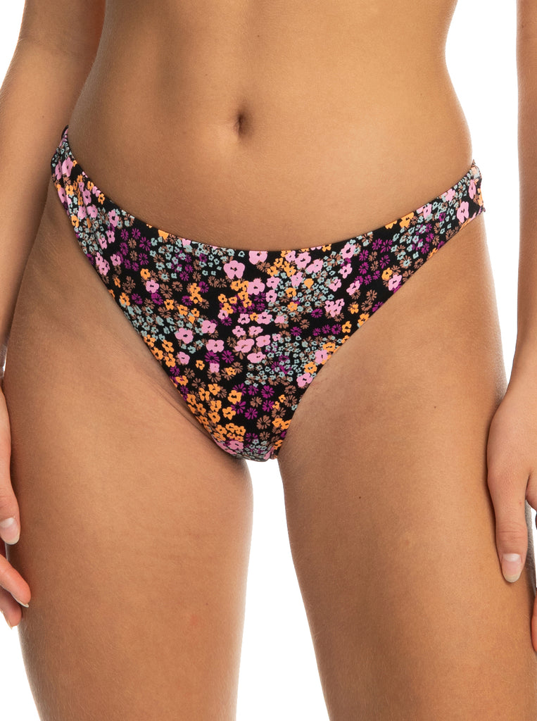 Roxy Beach Classics Printed Cheeky Bikini Bottom