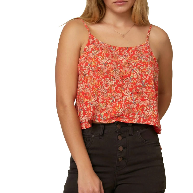 Oneill Emile Womens Crop Top  RED XS
