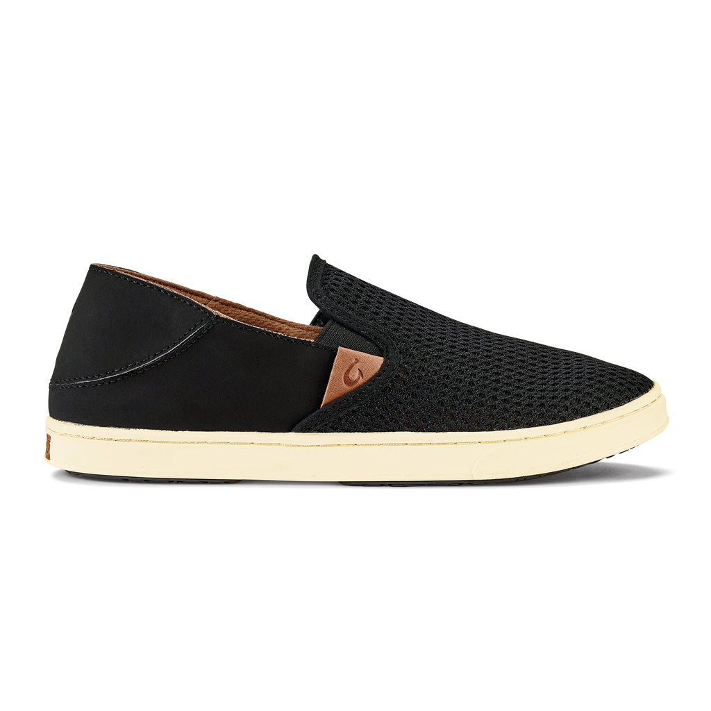 Olukai Pehuea Womens Shoe 4040-Black-Black 8.5