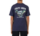 Salty Crew Shaka Boys SS Tee NavyHeather S