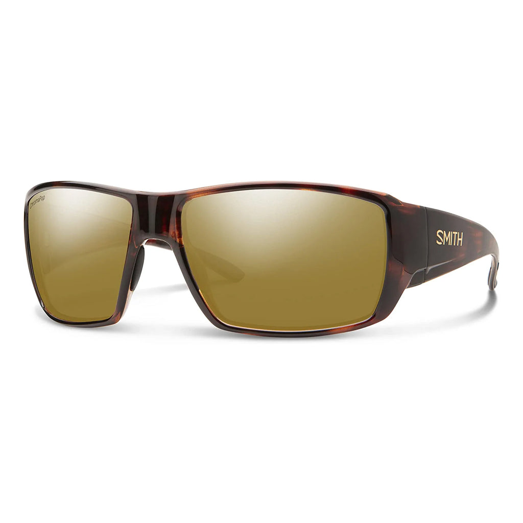 Smith Guides Choice Polarized Sunglasses Tortoise BronzeMirror ChromapopGlass