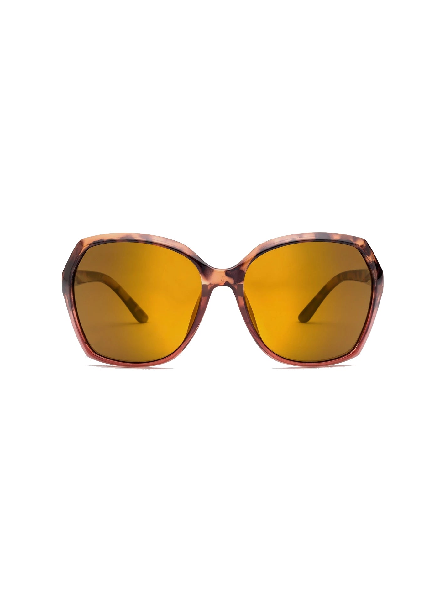 Volcom Psychic Polarized Sunglasses GlossTort GoldMirrorPolar Oversized
