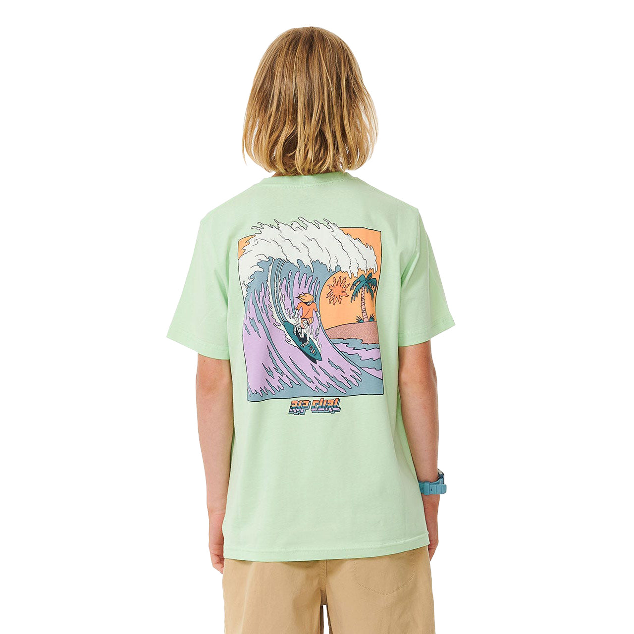 Rip Curl Death in Paradise Boys Tee 0912 PatinaGreen 12