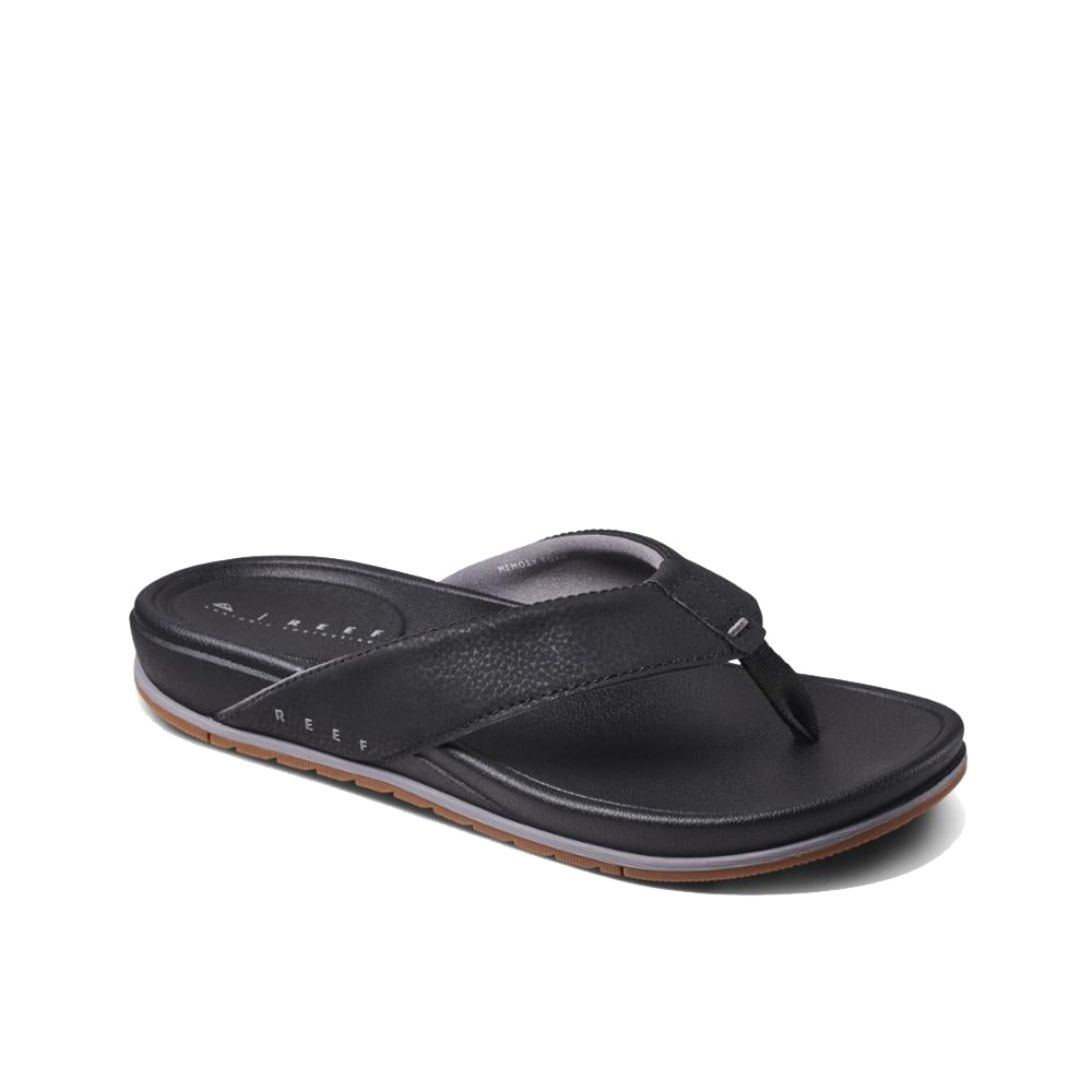 Reef Cushion Bonzer Mens Sandal Black-Gum 8