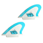 Catch Surf Hi-Performance Safety Edge Fins Twin Fin Grey-Cool Blue