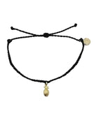 Pura Vida Gold Pineapple Bracelet  Black OS