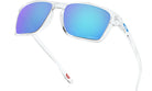 Oakley Sylas Sunglasses ClearPolished PrizmSapphire Square