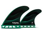 Futures Fins F6 Honeycomb Quad Fin Set Green M