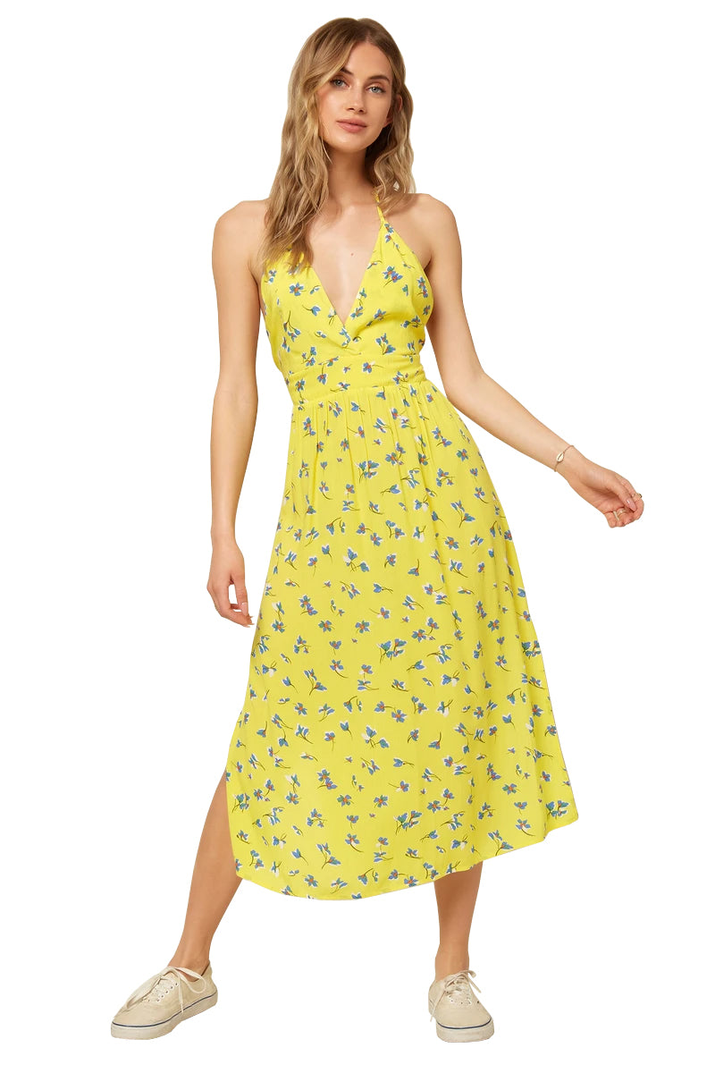 O'Neill Solistice Dress LMN-Yellow L