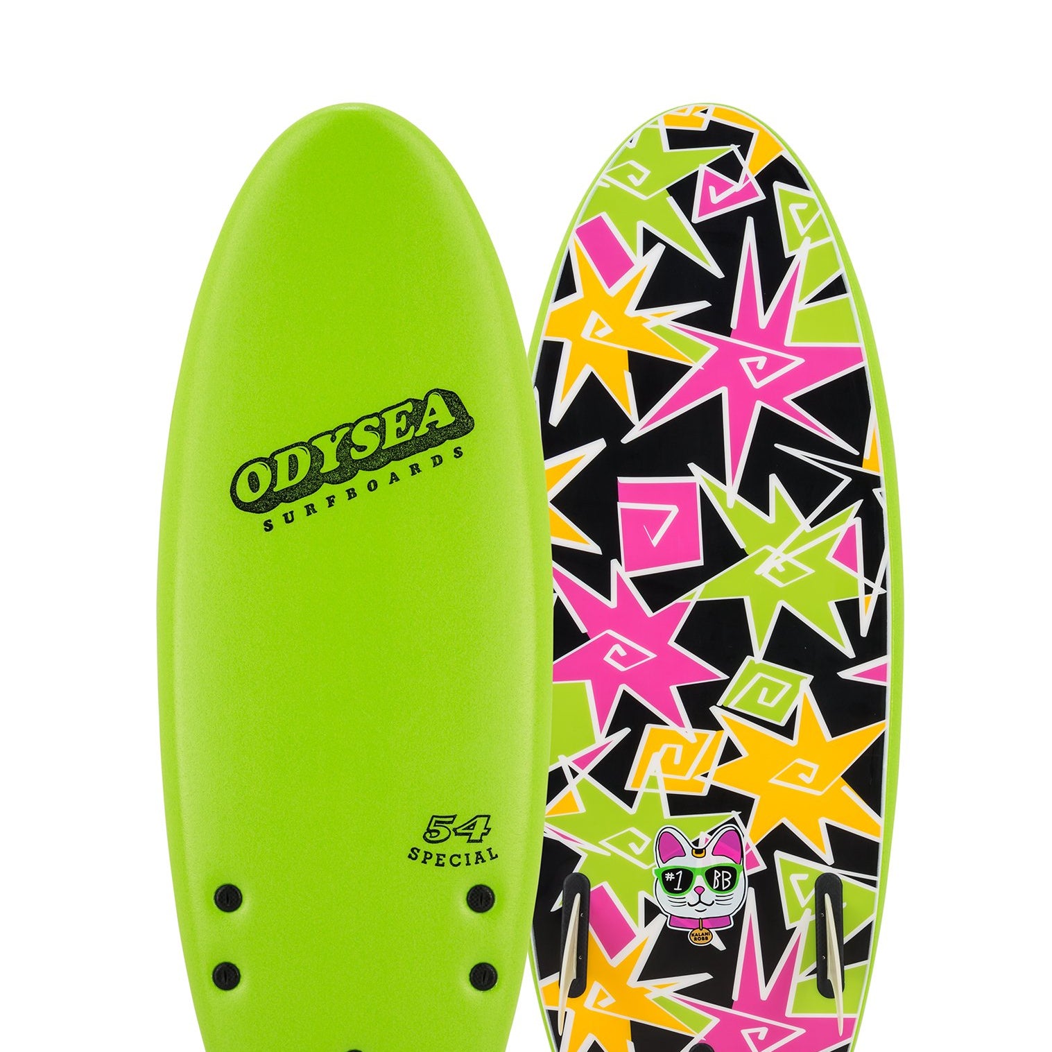 Odysea Special Pro Tri-Fin GN21-Lime Green 54in Kalani Robb