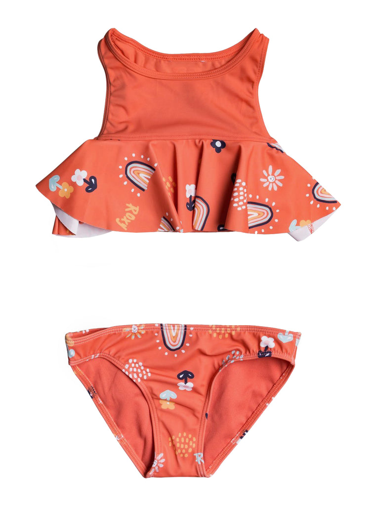 Roxy Rainbow And Sun Flutter Bikini Set
