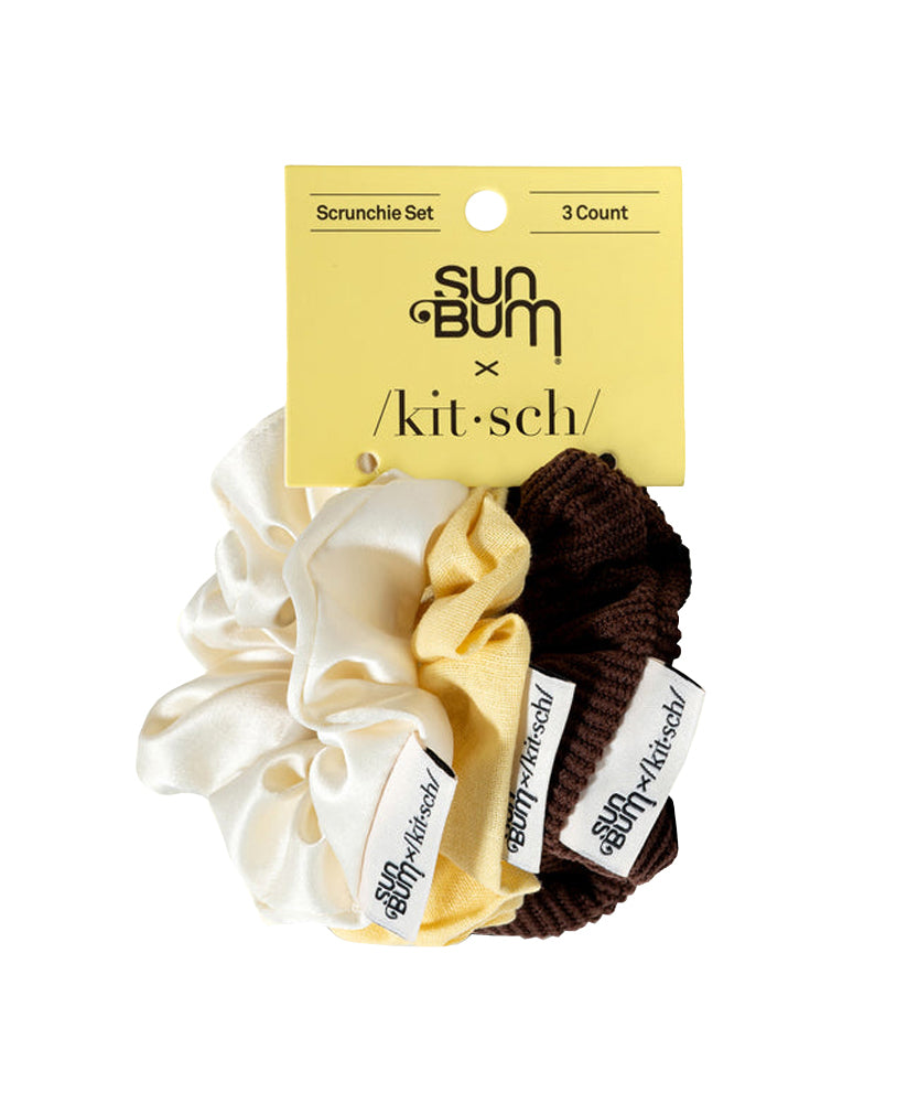 Sun Bum x Kitsch 3-piece Scrunchie Set