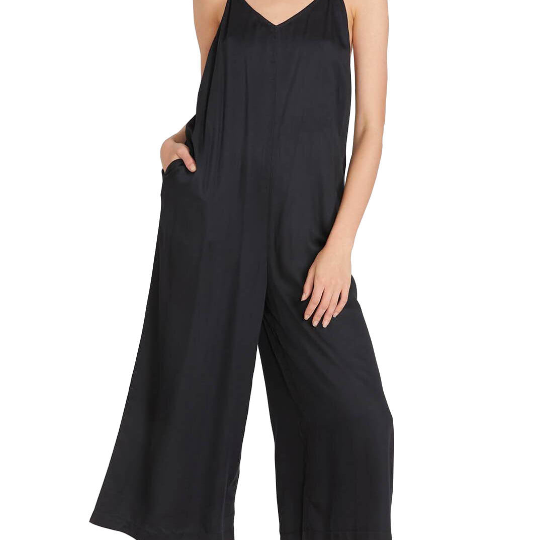 VOLCOM MADLY YOURS JUMPSUIT BLACK m