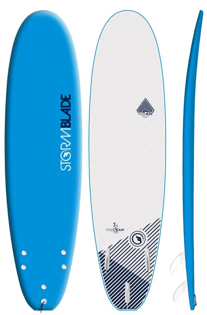 Storm Blade Classic Surfboard Azure Blue 7ft0in
