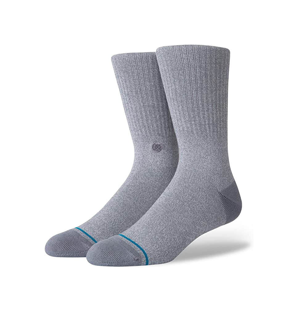 Stance Icon Mens Sock 3 Pack GreyHeather L