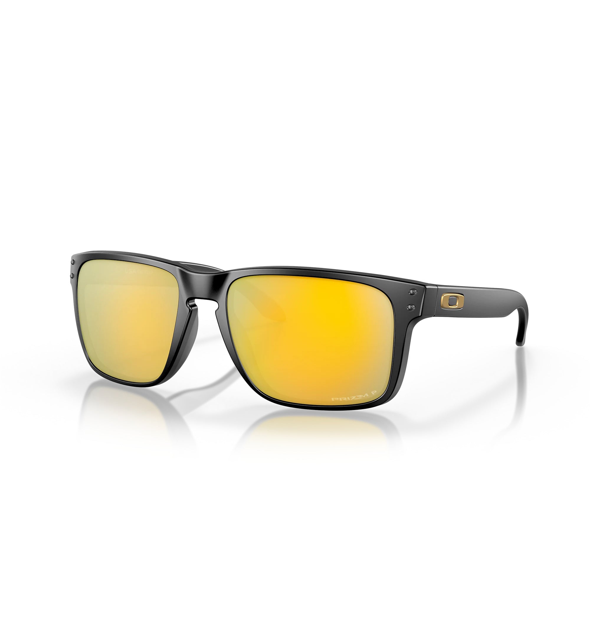 Oakley Holbrook XL Polarized Sunglasses MatteBlack Prizm24K Square