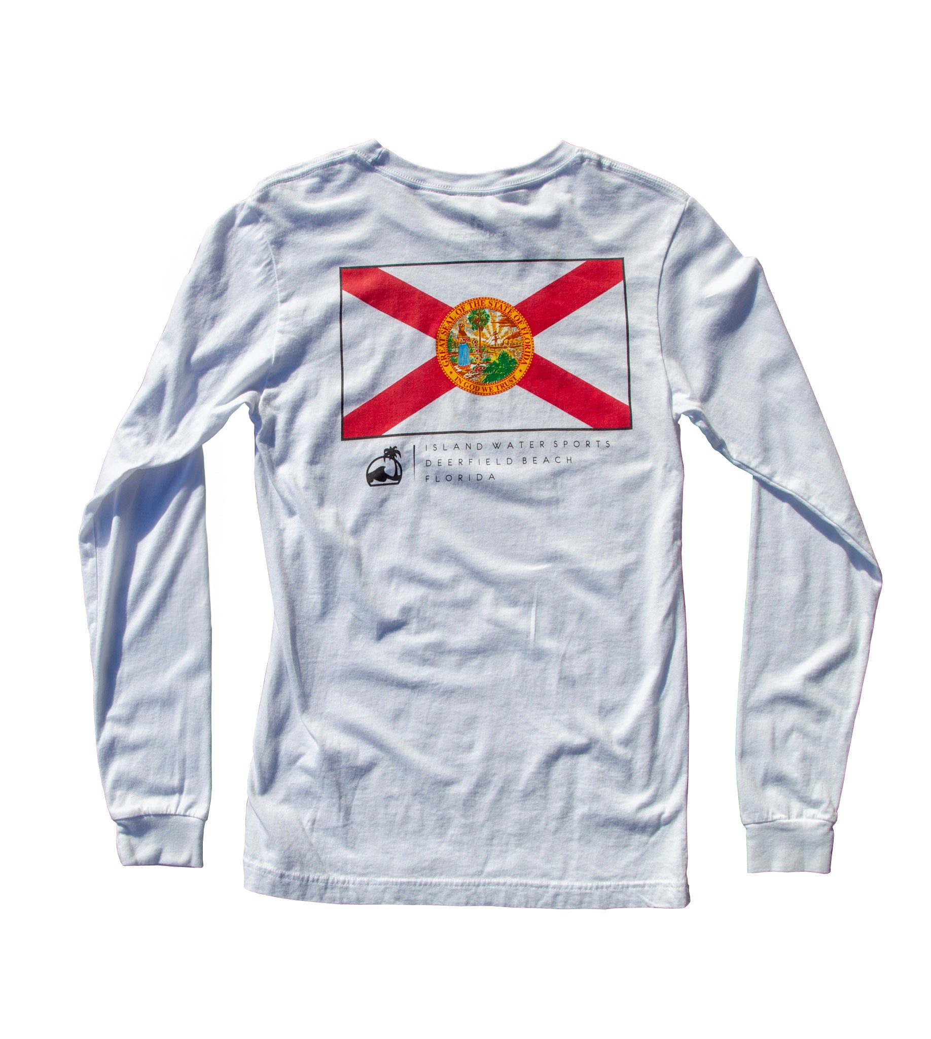 Island Water Sports Florida Pride L/S Tee White XXL