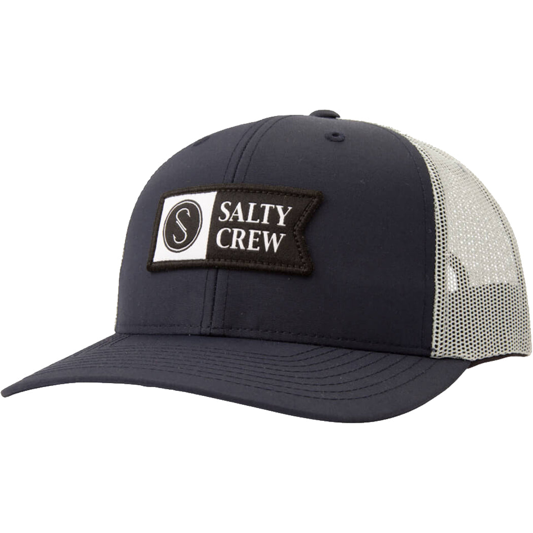 Salty Crew Pinnacle 2 Retro Trucker Hat Navy/Ice One SIze
