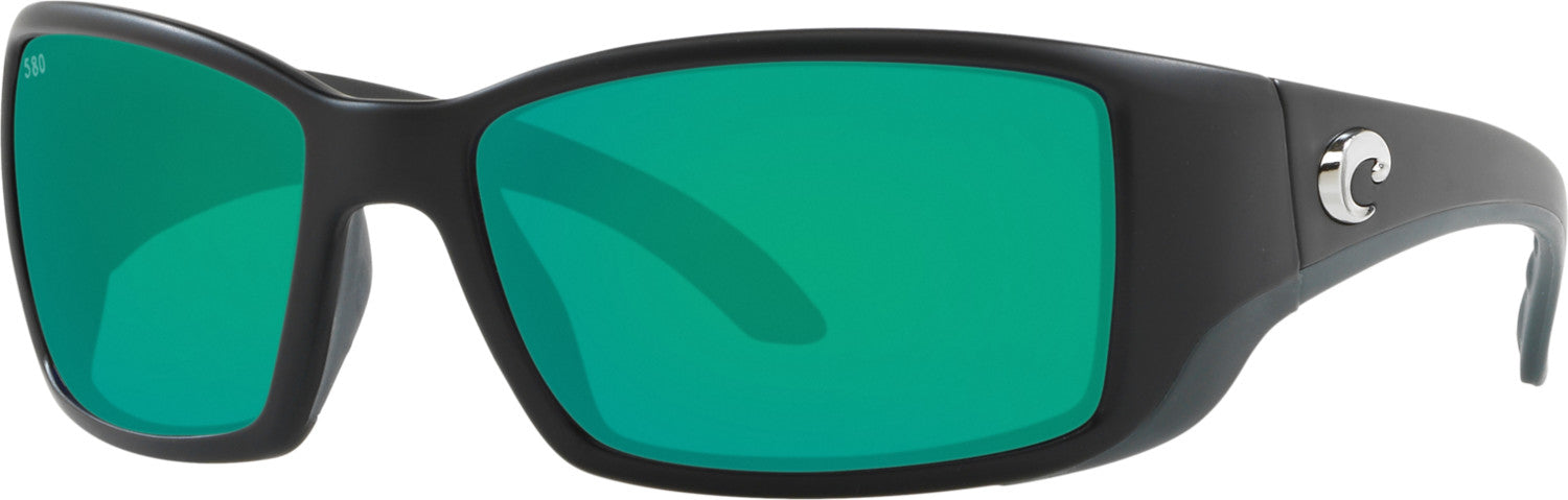 Costa Del Mar Blackfin Sunglasses Matte Black GreenMirror 580G