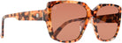 Electric Honey Bee Sunglasses Rose Tort Bronze Oversized
