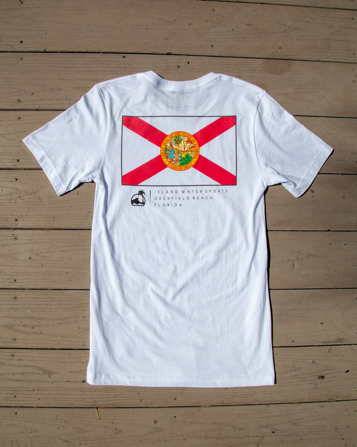 Island Water Sports Florida Pride S/S Tee White XS