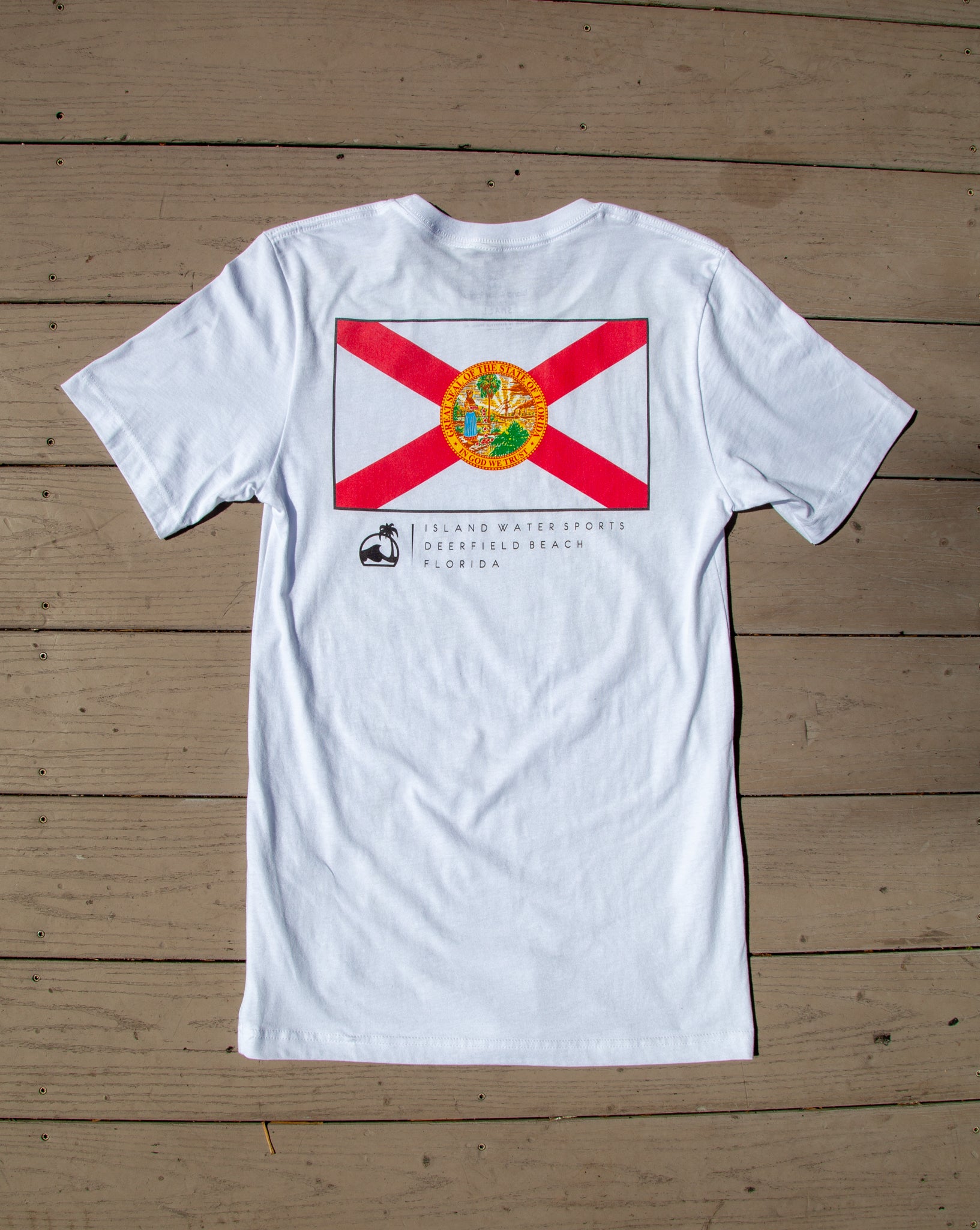 Island Water Sports Florida Pride S/S Tee White XXXL
