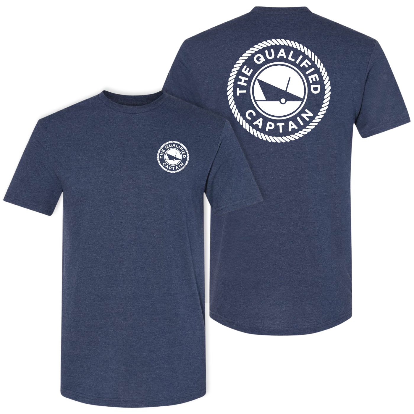 The Qualified Captain Qualified SS Tee Navy XL