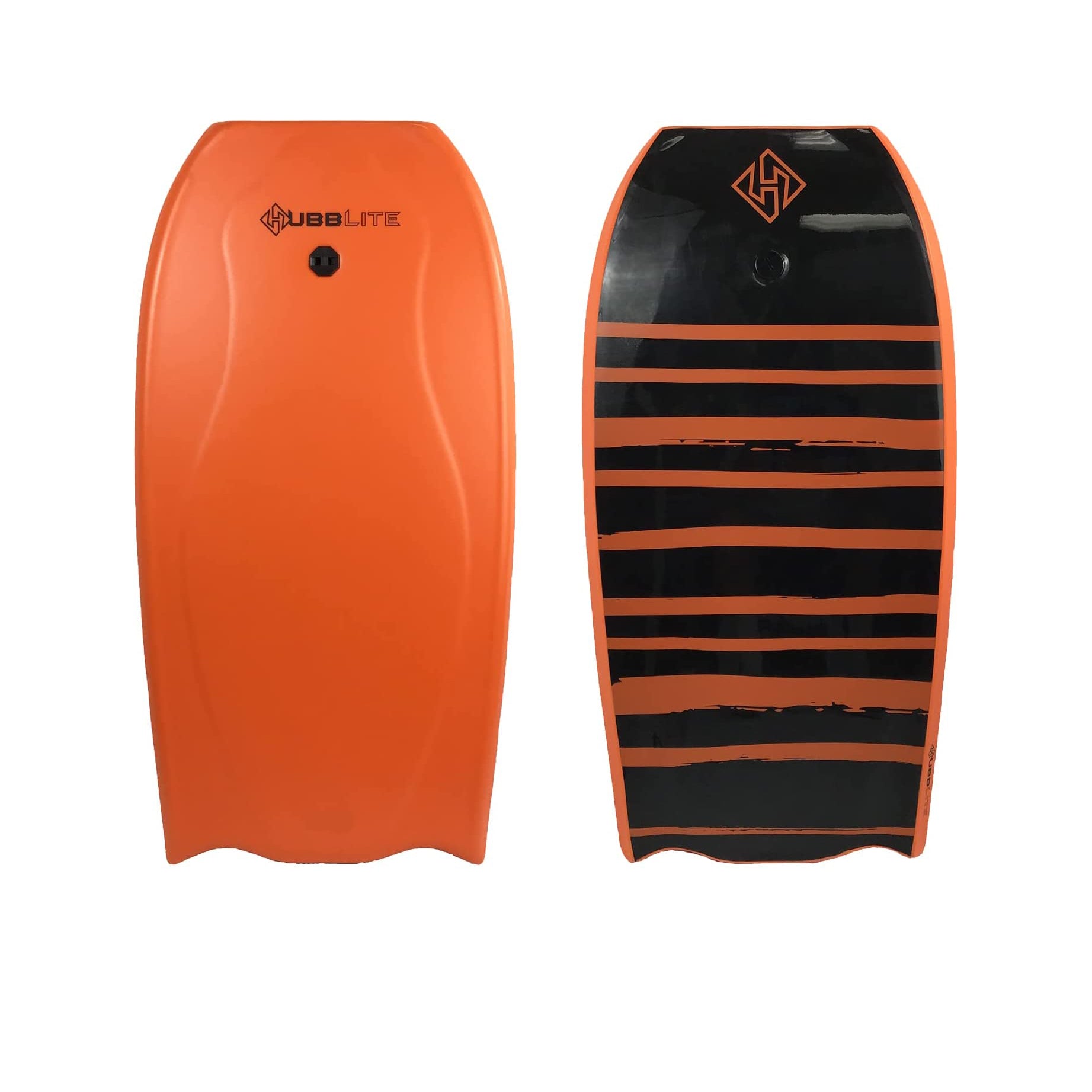 Hubboards Hubblite Bodyboard Orange-Orange-Black 45in