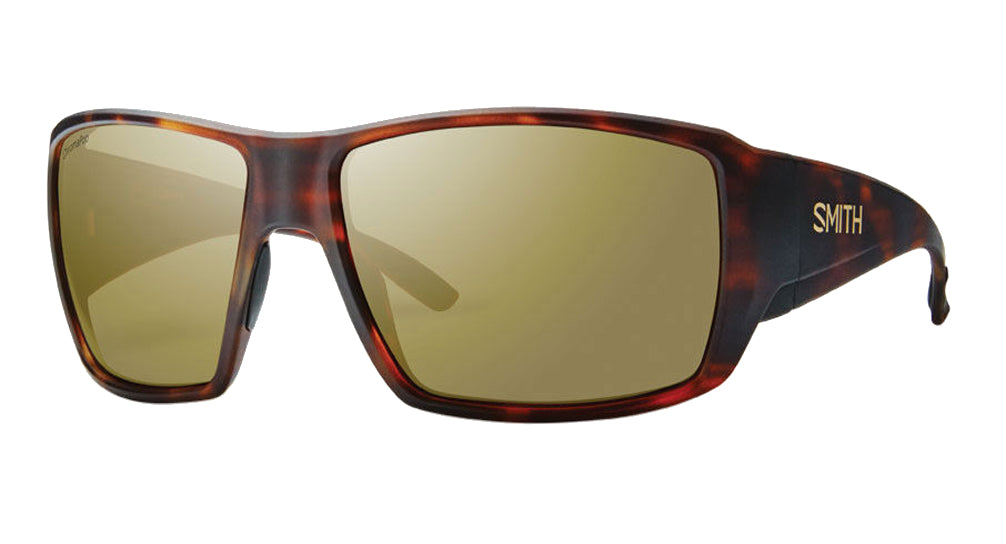 Smith Guide's Choice Sunglasses Plus Matte Havana Bronze Mirror Chromapop Plus