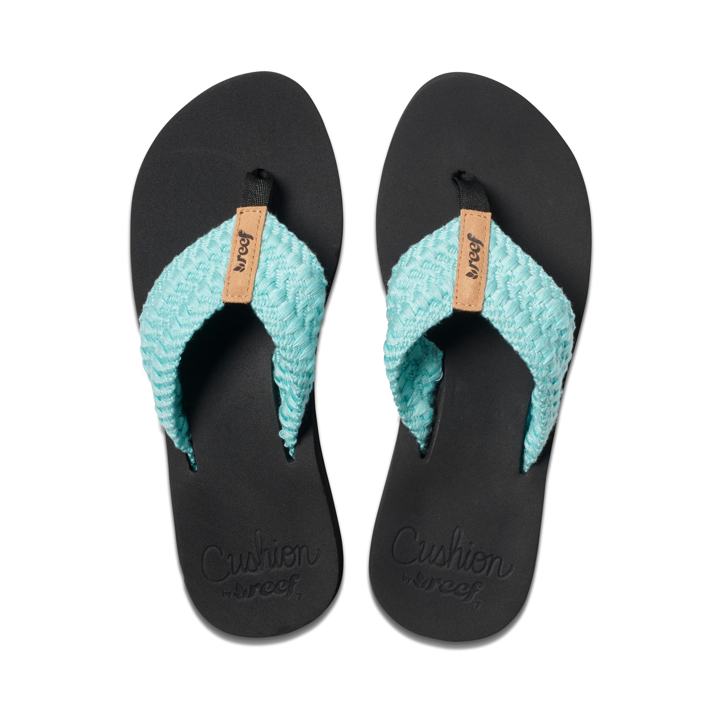 Reef Cushion Threads Womens Sandal Aqua 8
