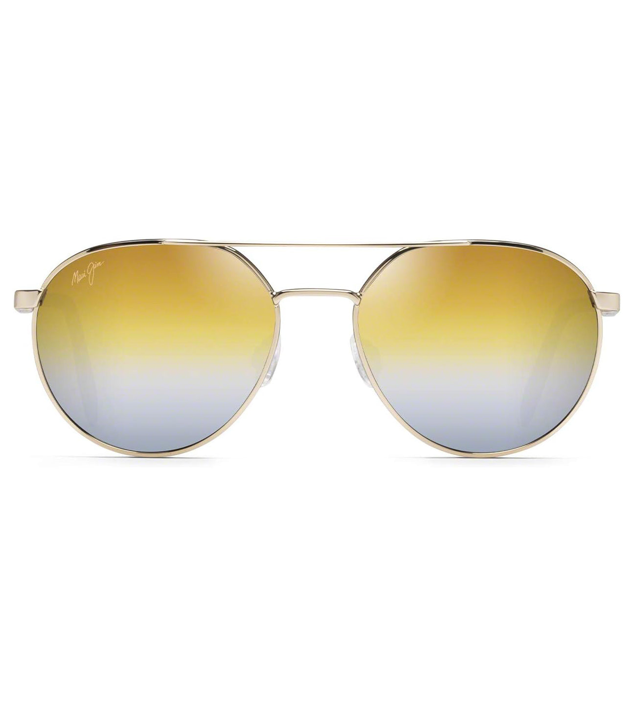 Maui Jim Waterfront Polarized Sunglasses Gold GoldMirror Aviator