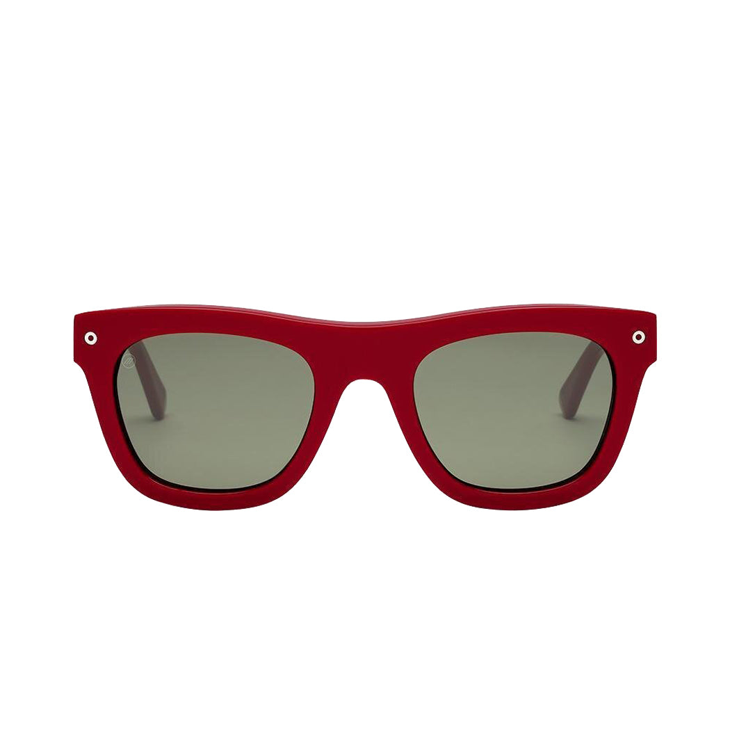 Electric Anderson Sunglasses  Gloss Red Ohm Grey Poly