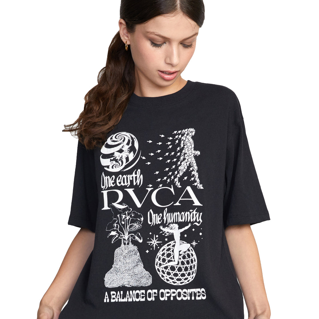 RVCA One Earth SS Tee BLK M