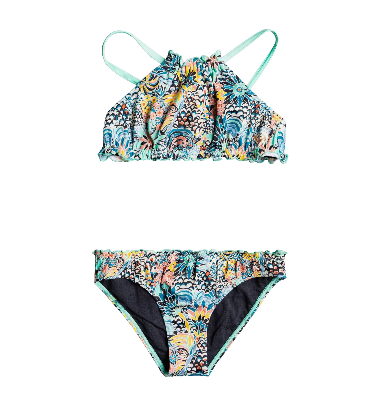 Roxy x Liberty Girls 2-7  Marine Bloom Bikini Set