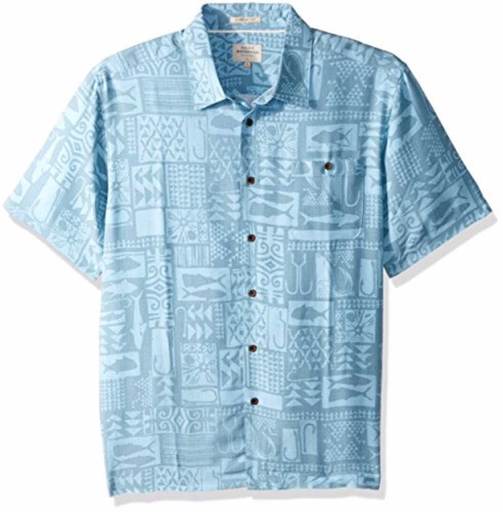 Quiksilver Watermans Maludo Bay Woven Shirt BLM6 XL