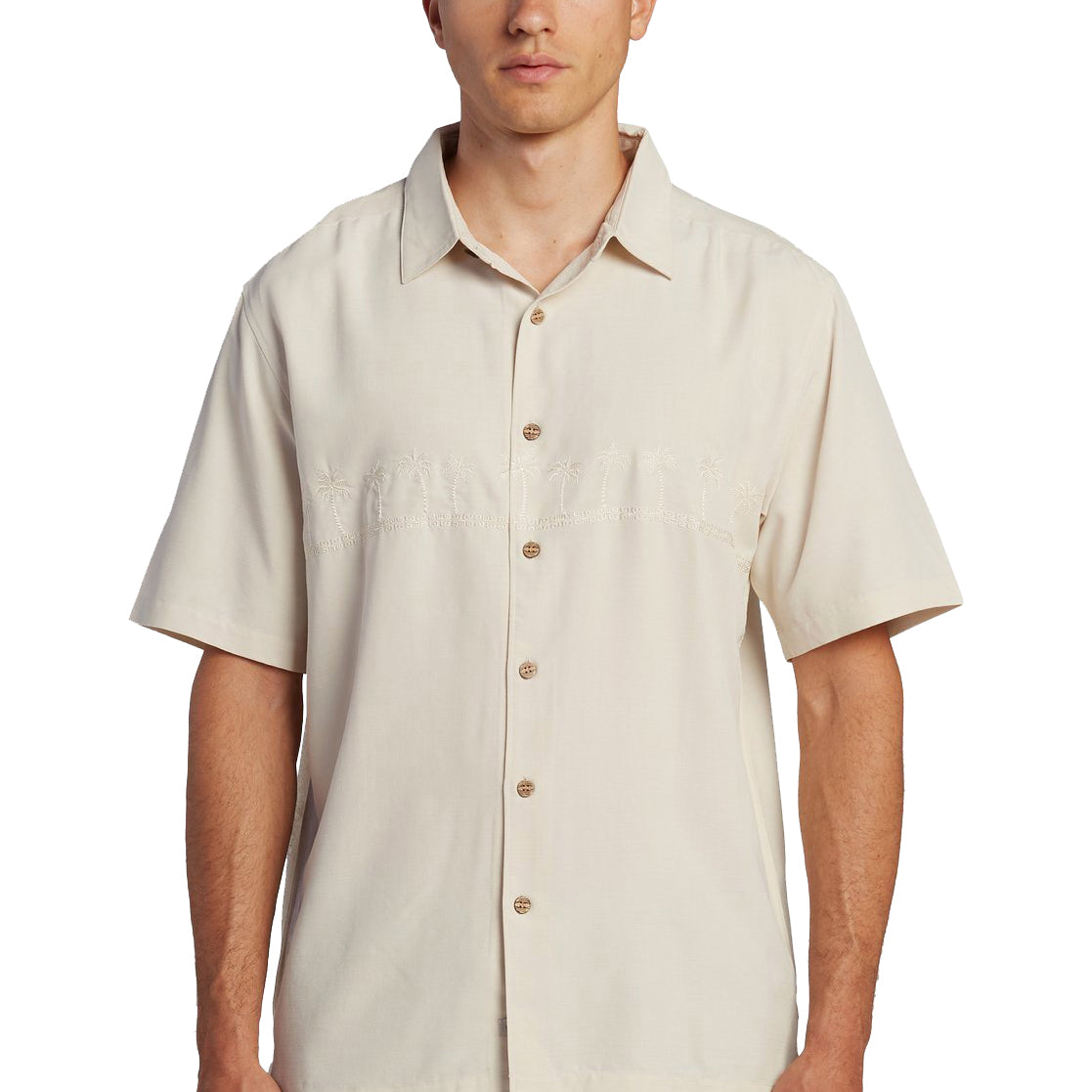 Quiksilver Waterman Tahiti Palms SS Shirt WDW0 M