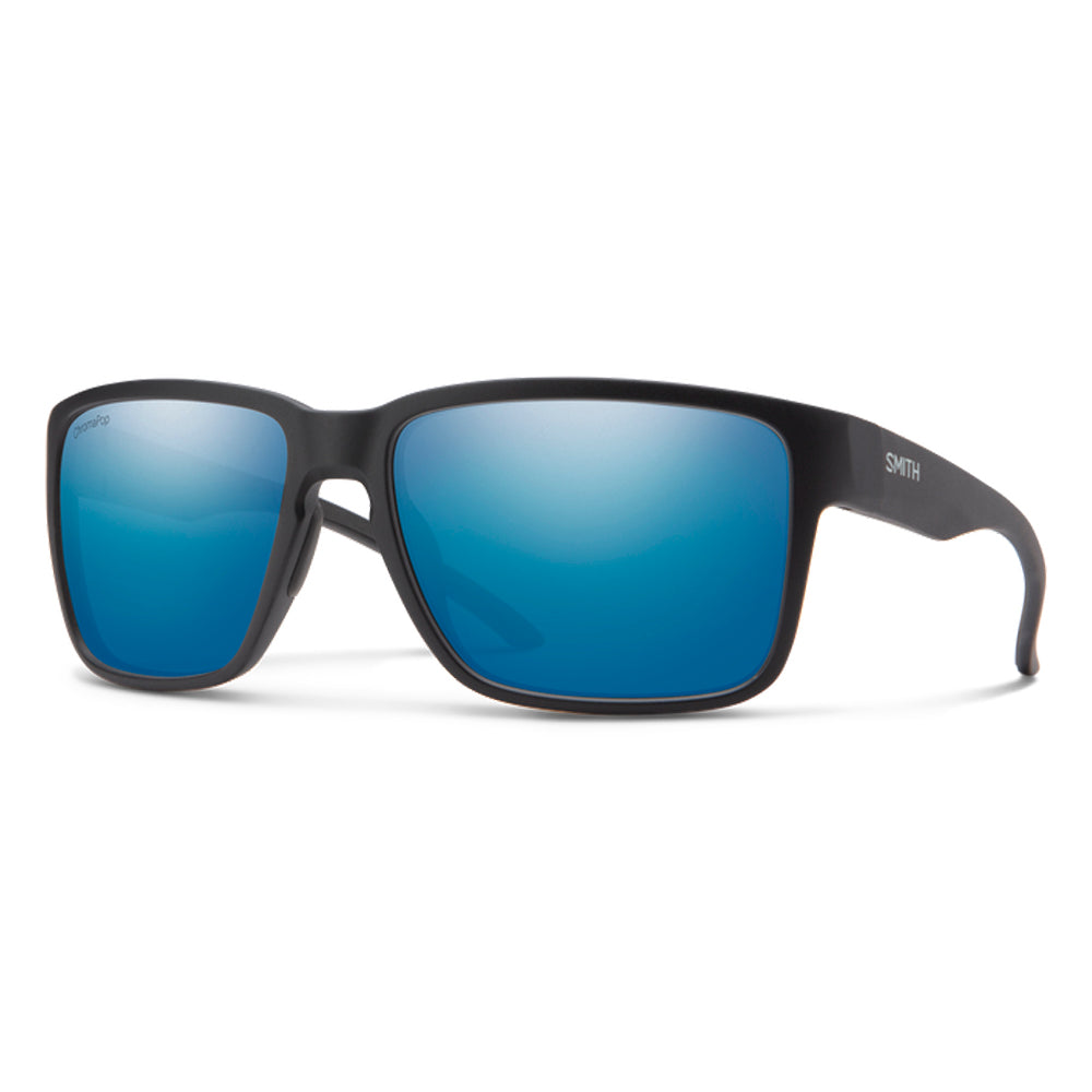 Smith Emerge Polarized Sunglasses MatteBlack BlueMirror ChromaPop