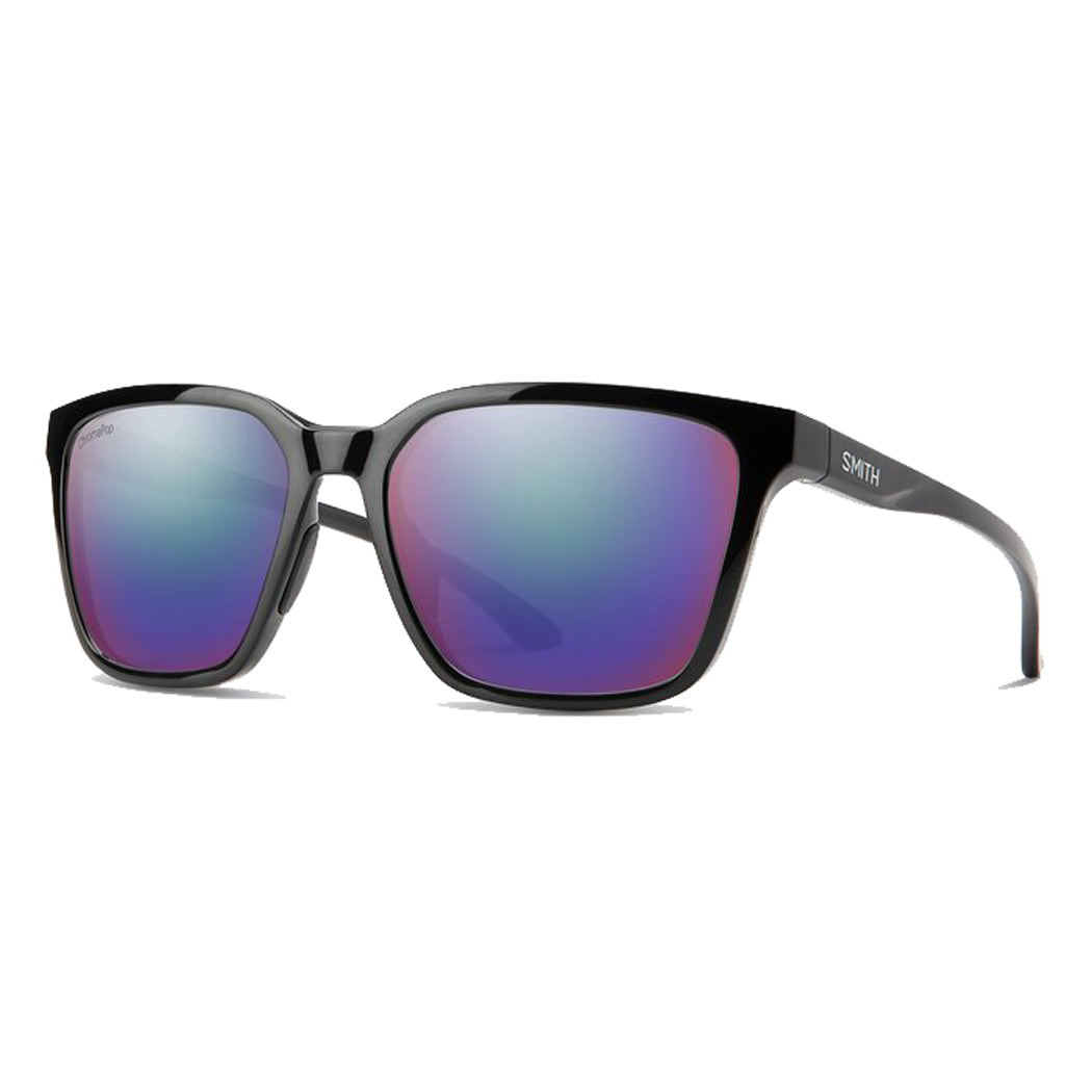 Smith Shoutout Polarized Sunglasses Black VioletMirror Chromapop